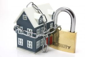 Home surrounded chains - secure home